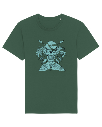  fighter skull Bottle Green