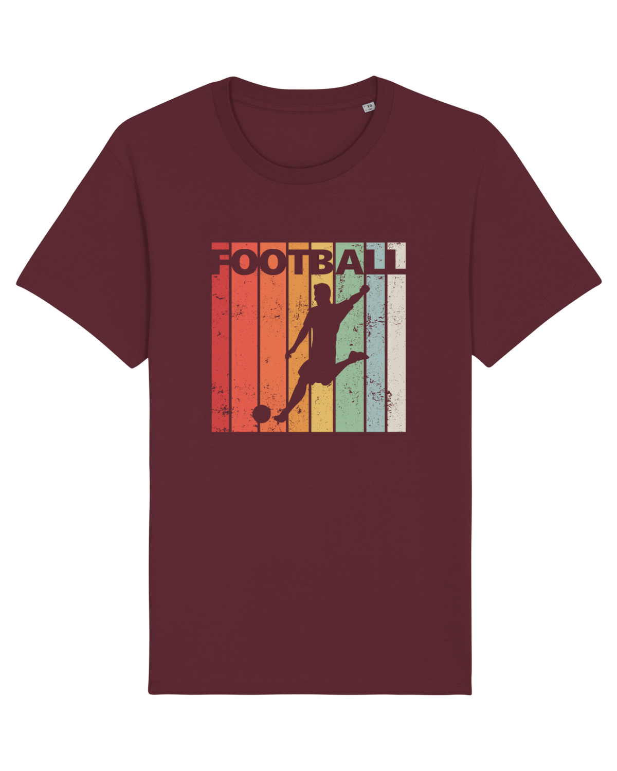 Tricou mânecă scurtă Unisex Rocker Burgundy