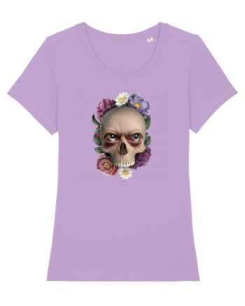 Craniu cu flori si ochi 01 Lavender Dawn