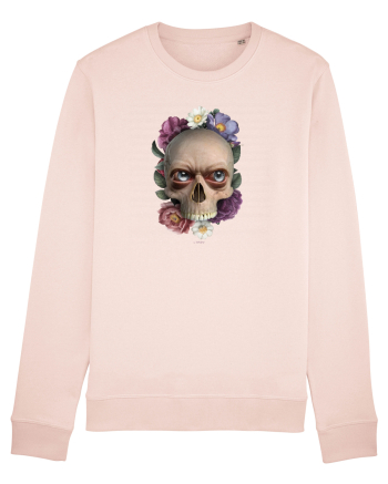 Craniu cu flori si ochi 01 Candy Pink