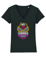 Toți iubim vara Tricou mânecă scurtă guler V Damă Evoker