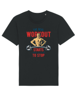 Real Workout Tricou mânecă scurtă Unisex Rocker