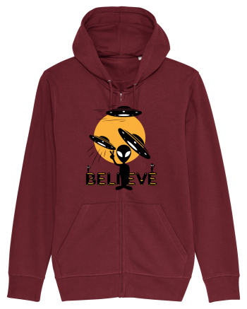 BELIEVE - Alien Burgundy