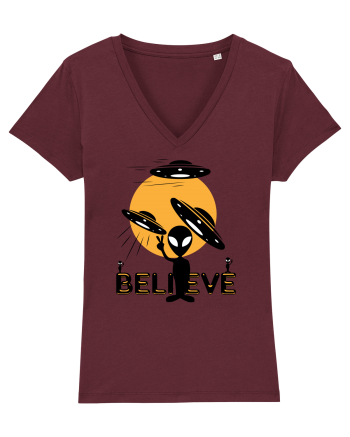 BELIEVE - Alien Burgundy