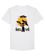 BELIEVE - Alien Tricou mânecă scurtă guler larg Bărbat Skater