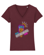 Timpul verii Tricou mânecă scurtă guler V Damă Evoker