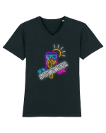 Timpul verii Tricou mânecă scurtă guler V Bărbat Presenter