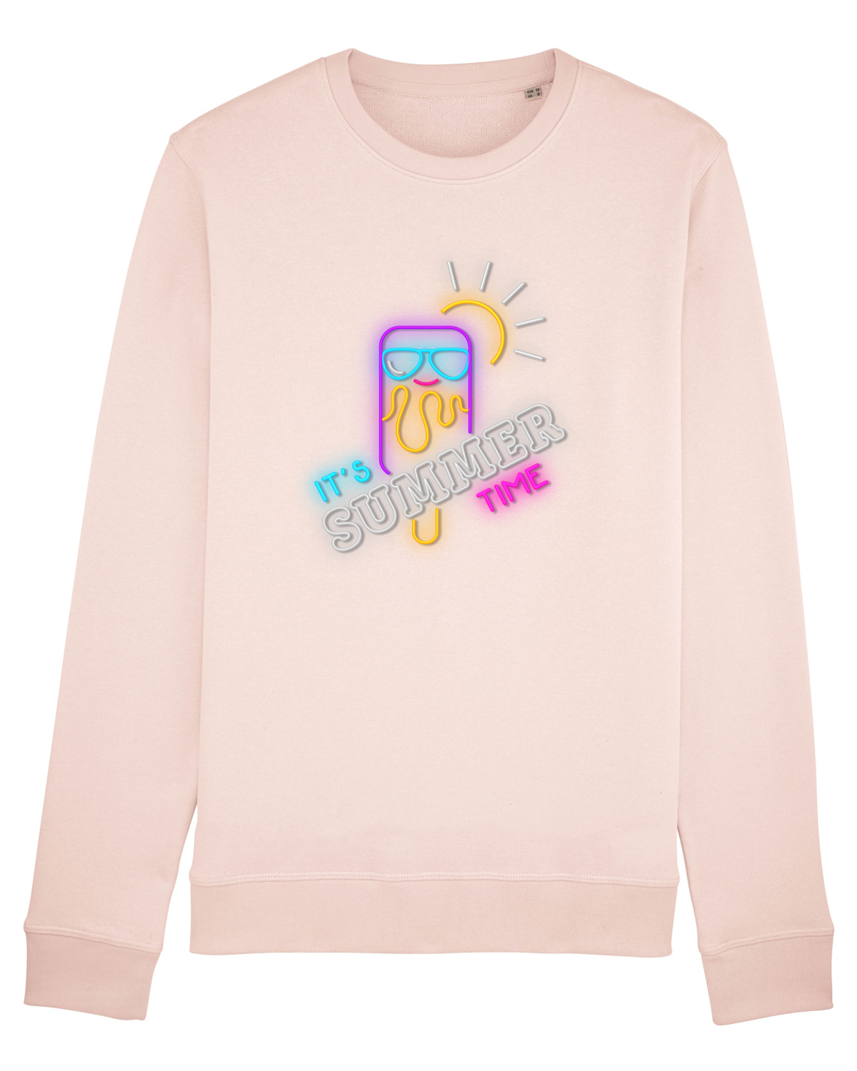 Bluză mânecă lungă Unisex Rise Candy Pink