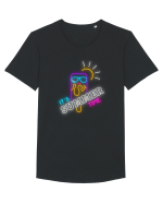 Timpul verii Tricou mânecă scurtă guler larg Bărbat Skater