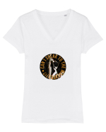 Can I speak to the manager?!? Tricou mânecă scurtă guler V Damă Evoker
