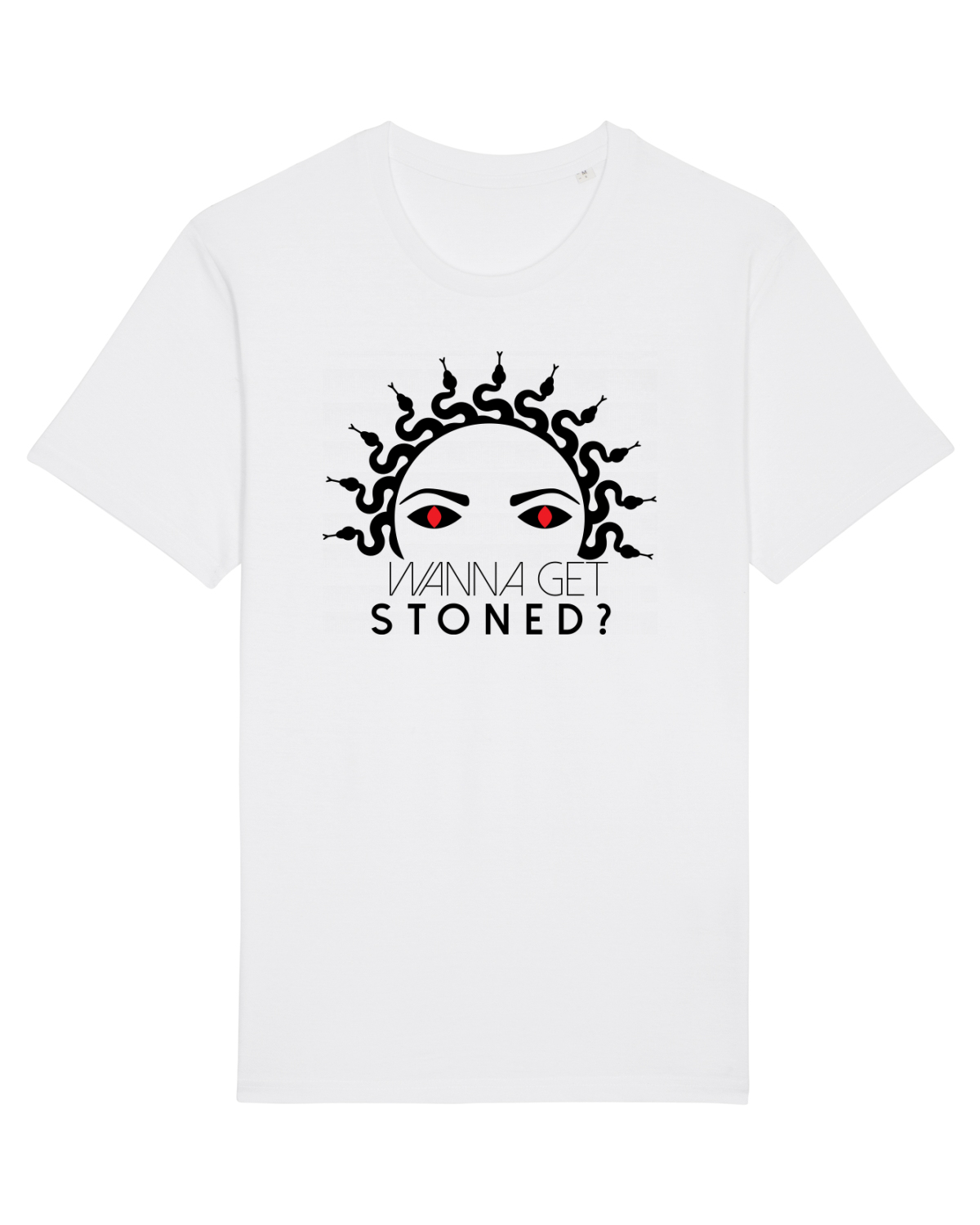 Tricou mânecă scurtă Unisex Rocker White