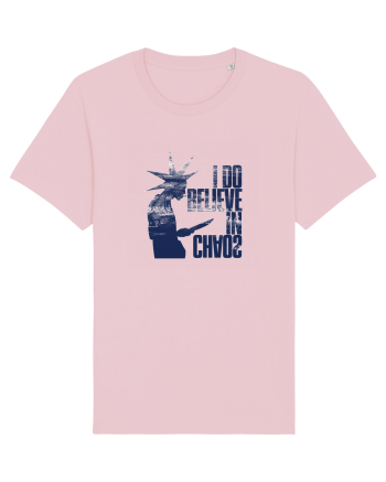 i believe in chaos Cotton Pink