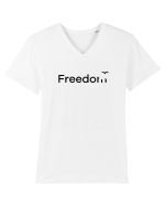 Freedom Tricou mânecă scurtă guler V Bărbat Presenter
