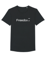 Freedom Tricou mânecă scurtă guler larg Bărbat Skater