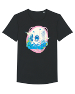 hinta Tricou mânecă scurtă guler larg Bărbat Skater