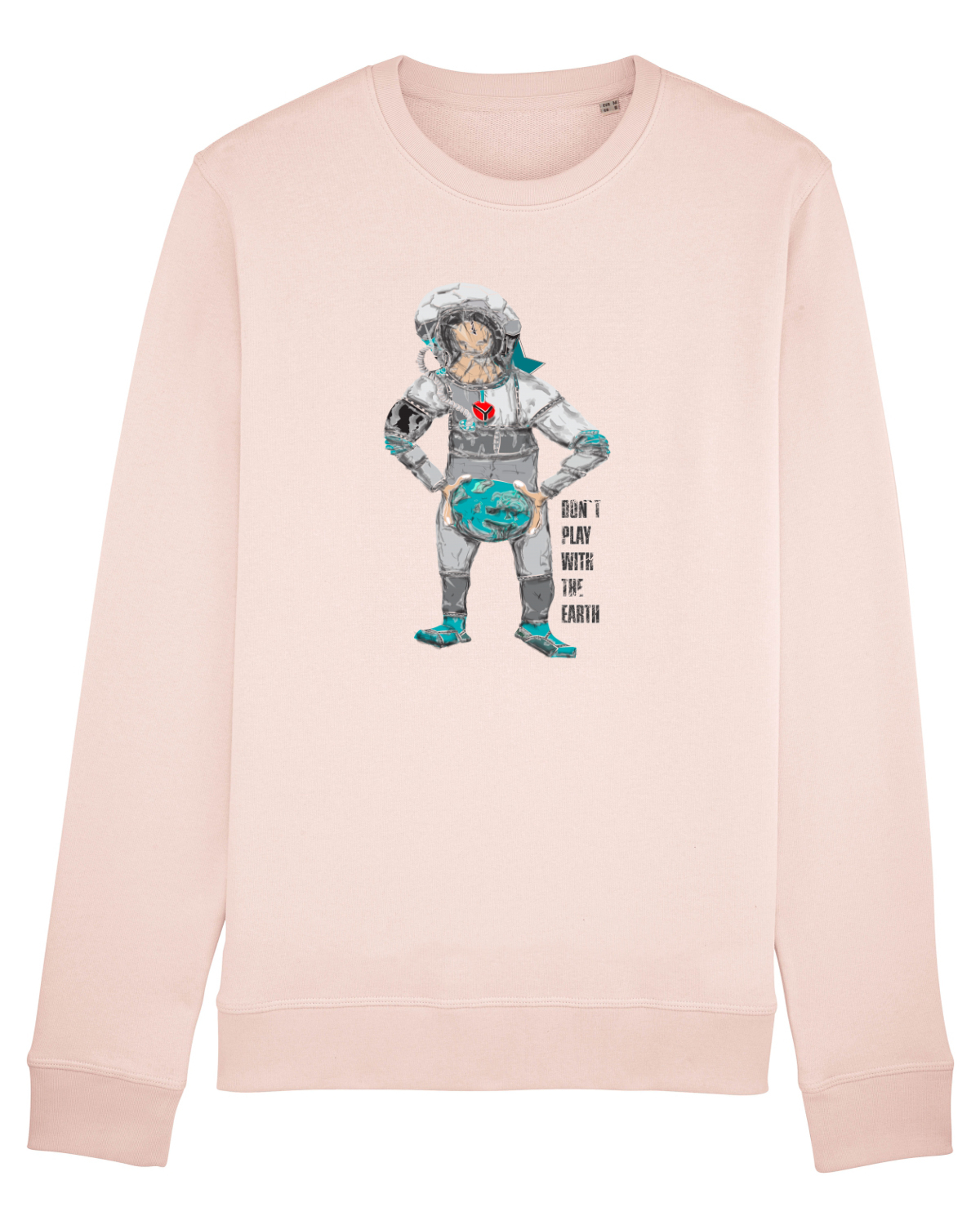 Bluză mânecă lungă Unisex Rise Candy Pink