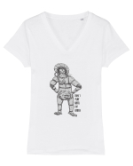 protect the planet Tricou mânecă scurtă guler V Damă Evoker