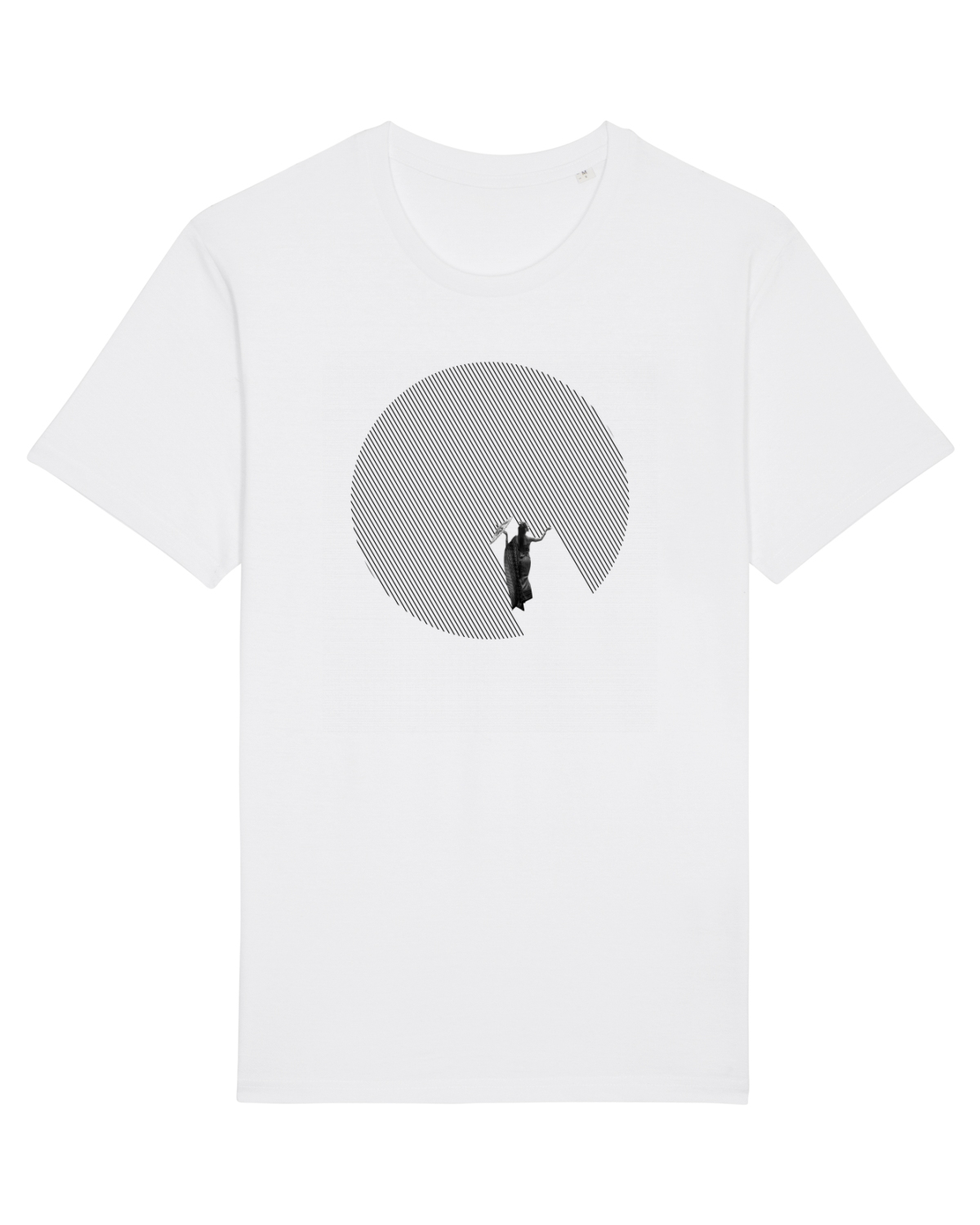 Tricou mânecă scurtă Unisex Rocker White