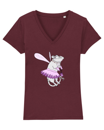 Fairy Tooth Rat Burgundy