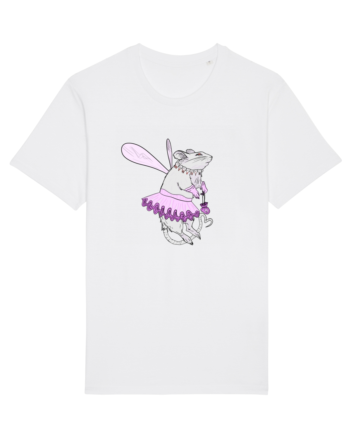 Tricou mânecă scurtă Unisex Rocker White