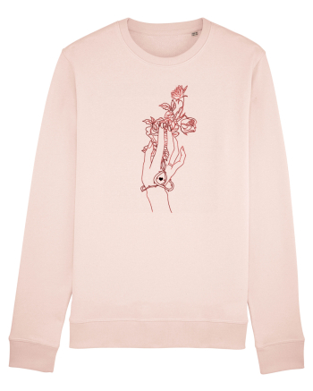 Rose and Hand  Candy Pink