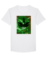 THC  Tricou mânecă scurtă guler larg Bărbat Skater