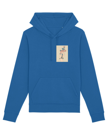 Rose and Hand  Royal Blue