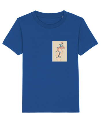 Rose and Hand  Majorelle Blue