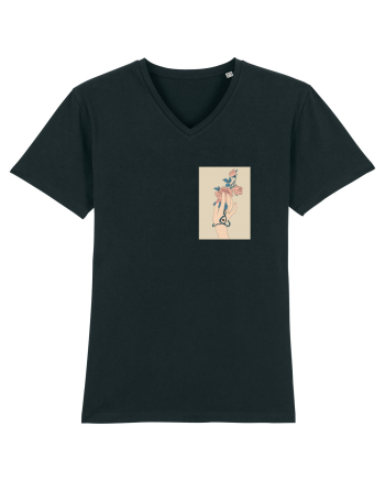 Rose and Hand  Black