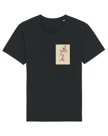 Rose and Hand  Black