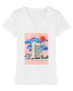 intercontinental ziua Tricou mânecă scurtă guler V Damă Evoker
