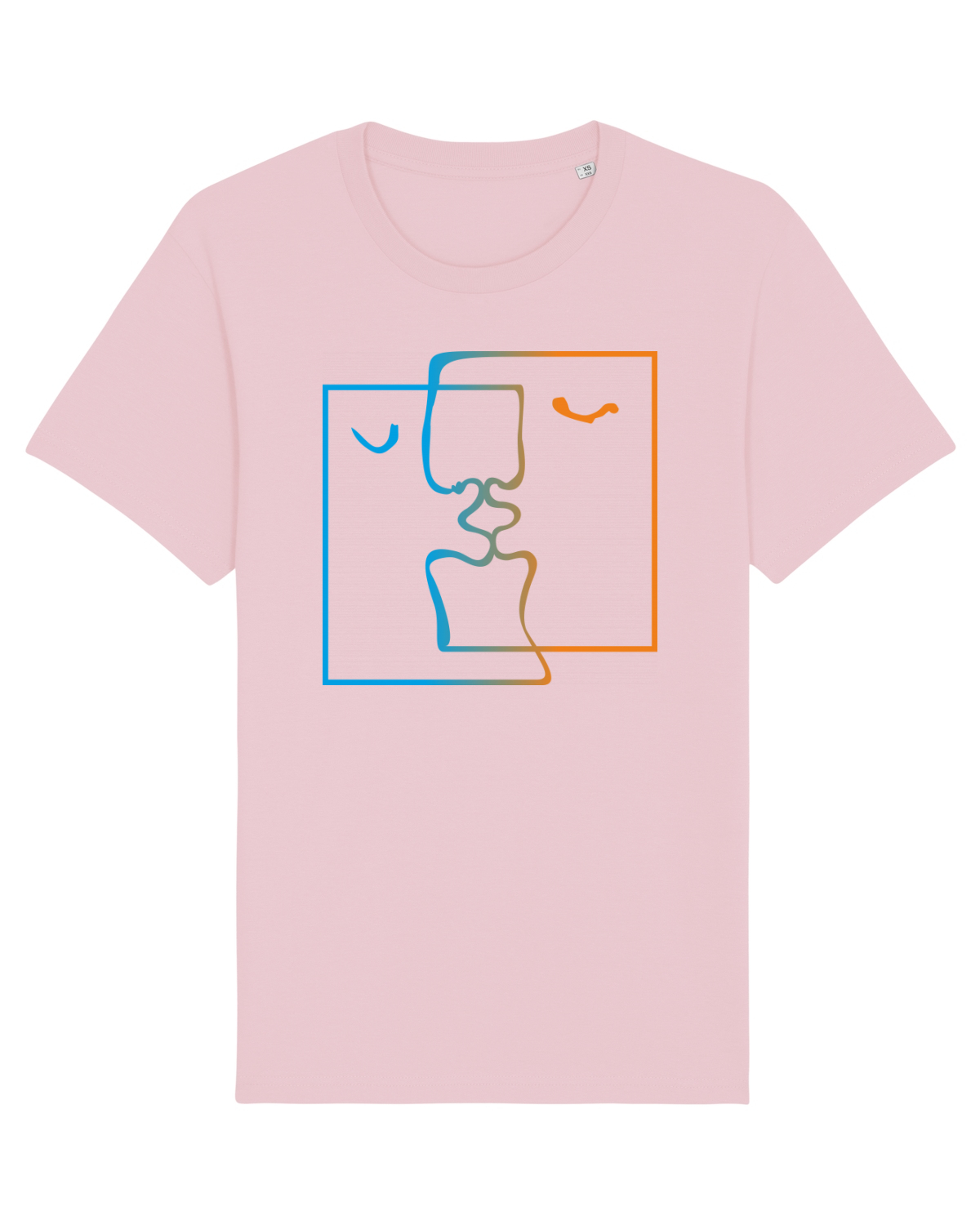 Tricou mânecă scurtă Unisex Rocker Cotton Pink