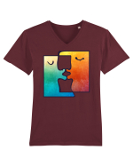 kiss_I-2 Tricou mânecă scurtă guler V Bărbat Presenter