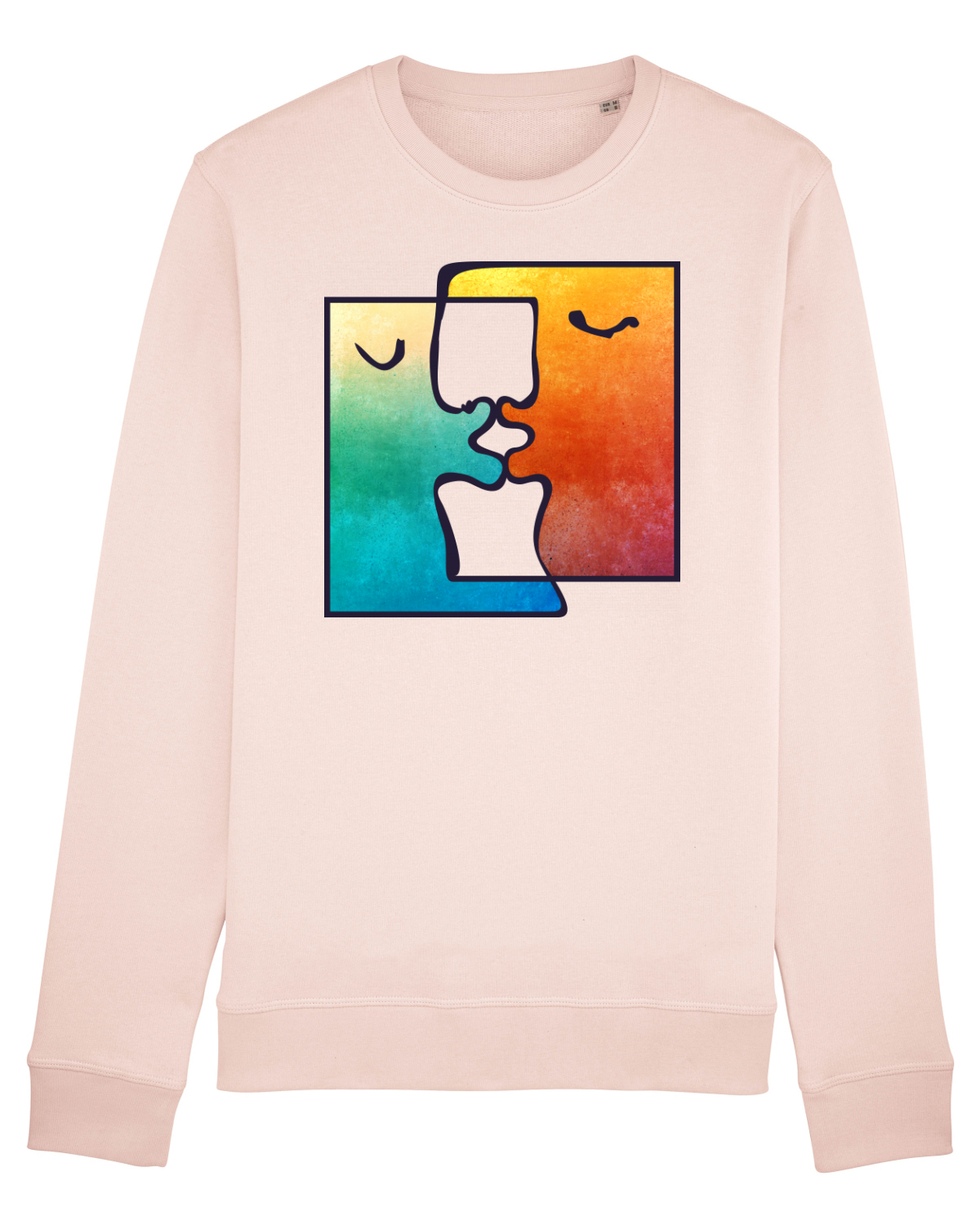 Bluză mânecă lungă Unisex Rise Candy Pink