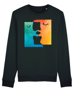 kiss_I-3 Bluză mânecă lungă Unisex Rise