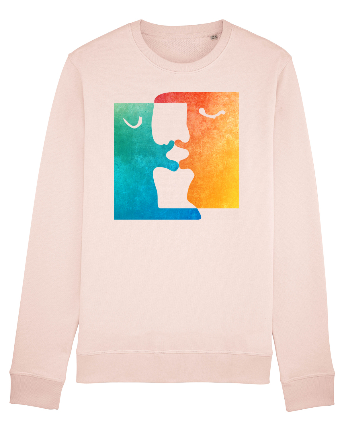 Bluză mânecă lungă Unisex Rise Candy Pink