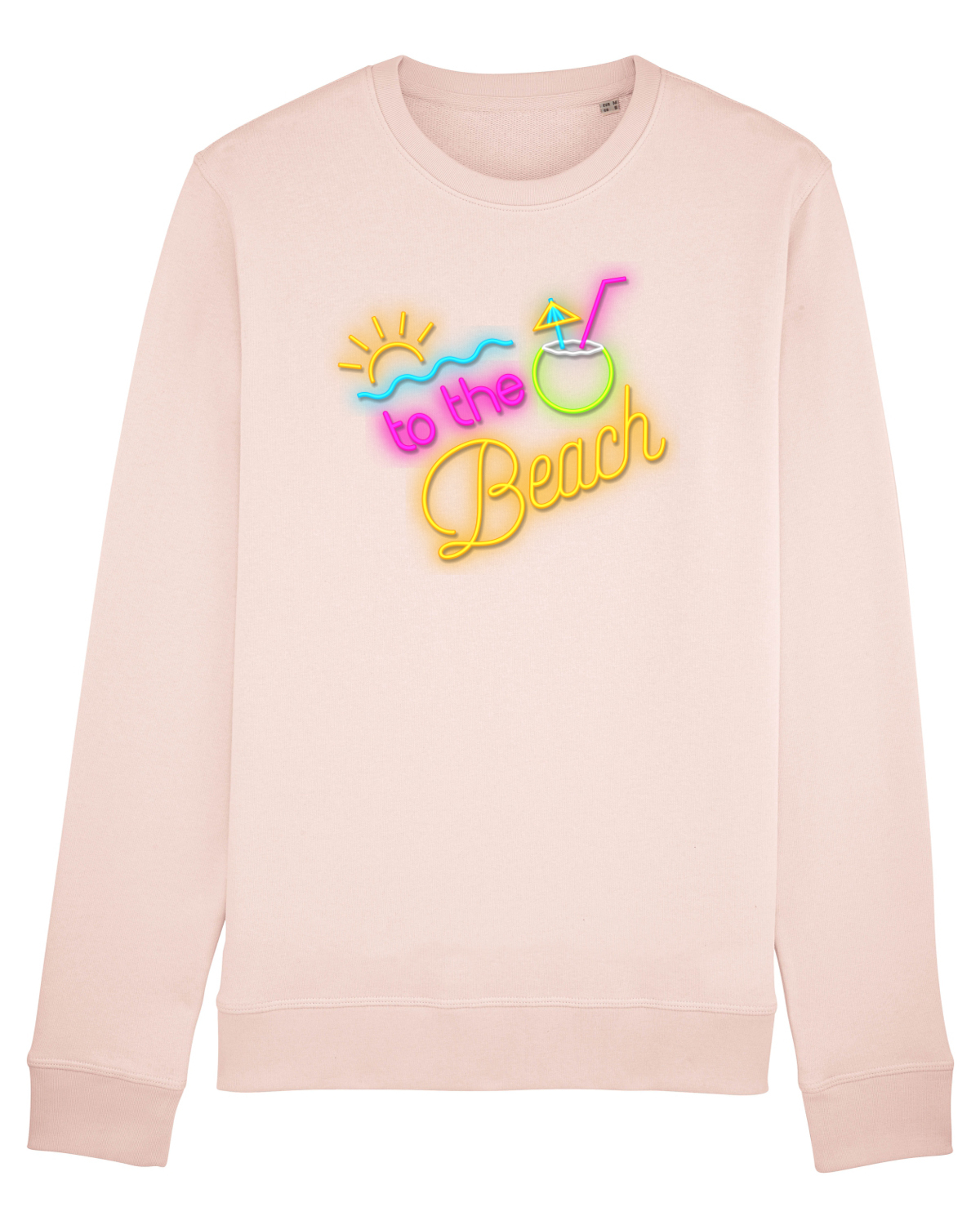 Bluză mânecă lungă Unisex Rise Candy Pink