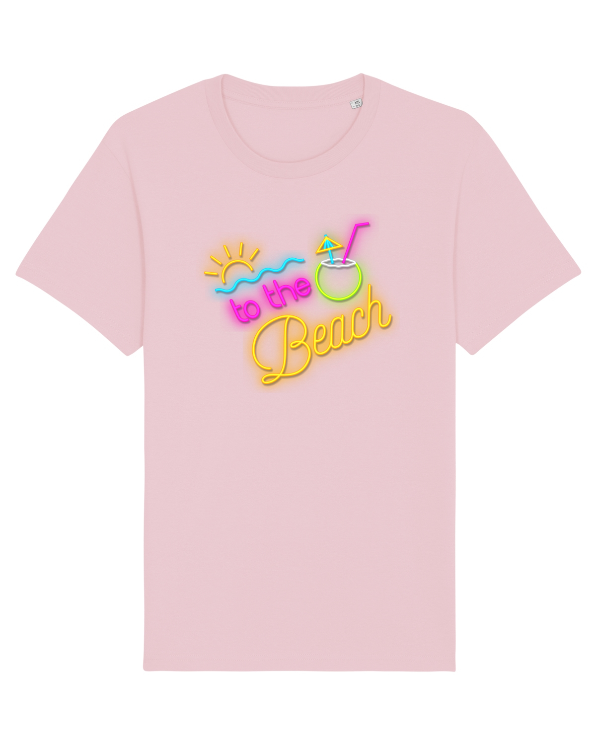 Tricou mânecă scurtă Unisex Rocker Cotton Pink
