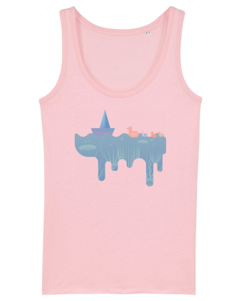 Ratele pe lac Cotton Pink