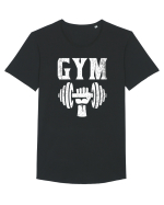 Gym Power Tricou mânecă scurtă guler larg Bărbat Skater
