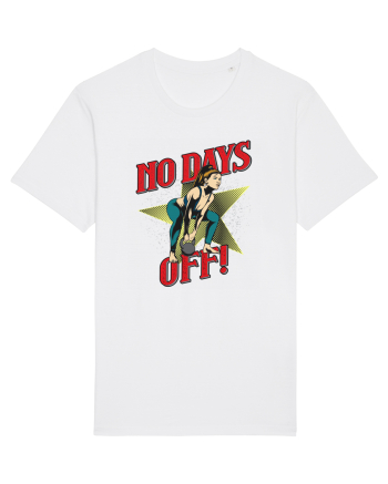 No Days Off! White