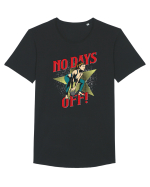 No Days Off! Tricou mânecă scurtă guler larg Bărbat Skater