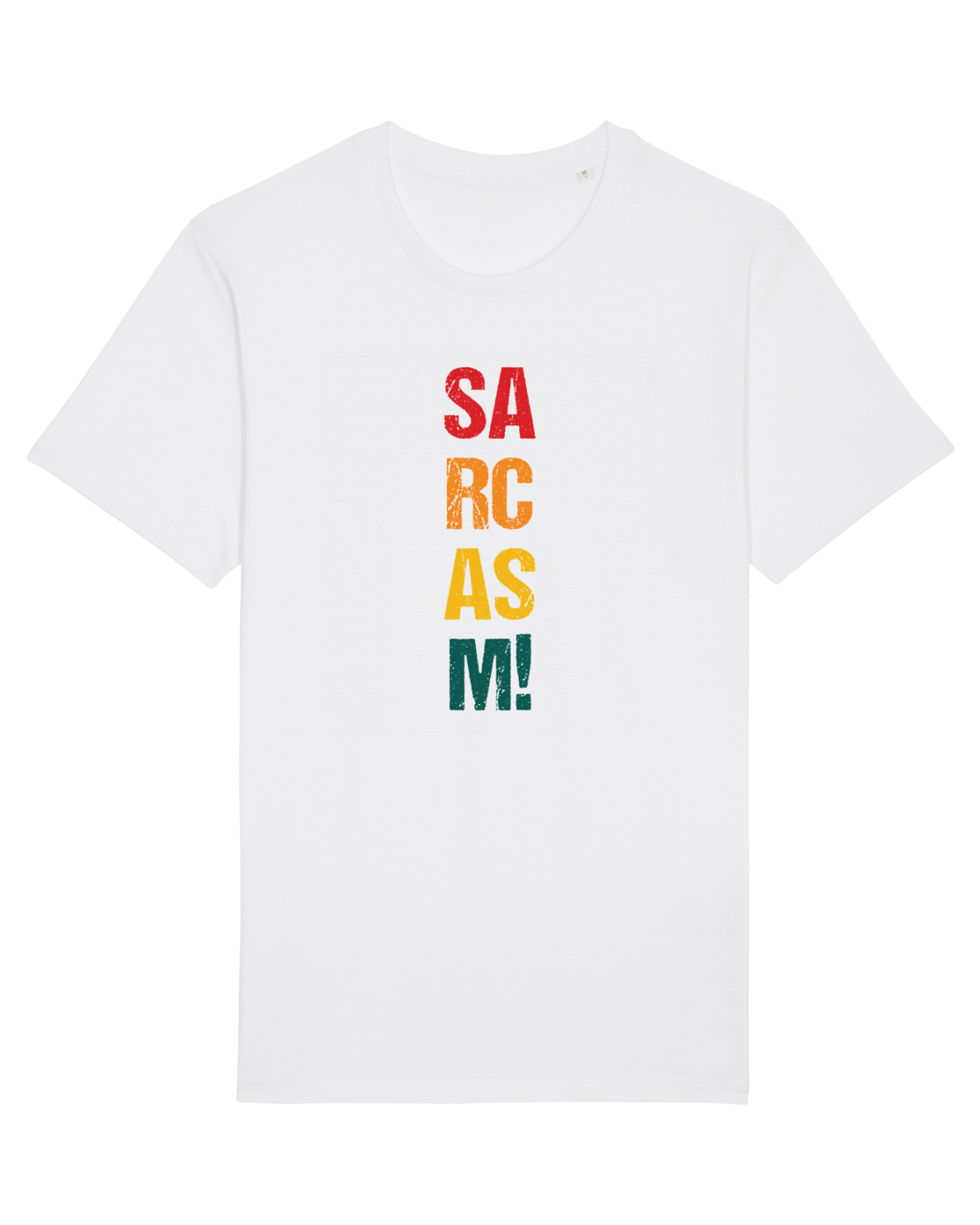 Tricou mânecă scurtă Unisex Rocker White