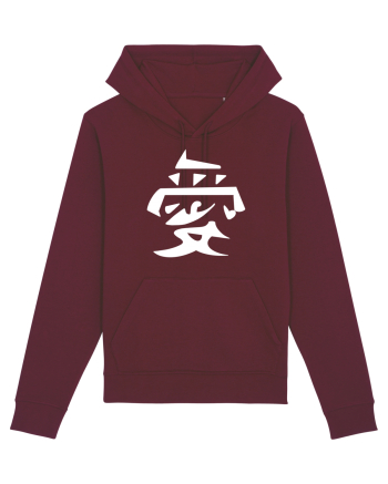 Iubire -Gaara simbol alb Burgundy