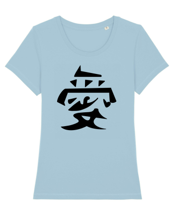 Iubire - Gaara simbol negru Sky Blue