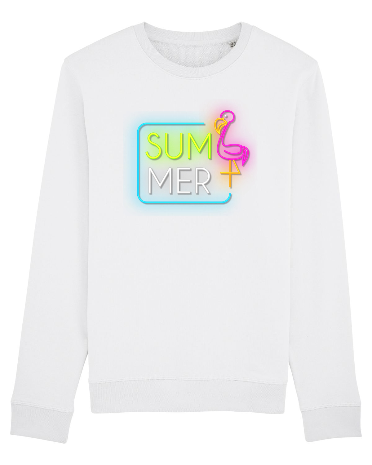 Bluză mânecă lungă Unisex Rise White