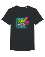 Vara Tricou mânecă scurtă guler larg Bărbat Skater