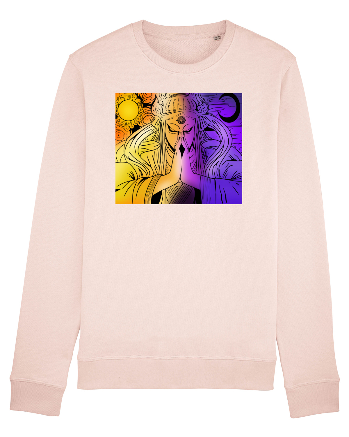 Bluză mânecă lungă Unisex Rise Candy Pink