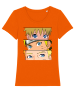 Naruto  Tricou mânecă scurtă guler larg fitted Damă Expresser