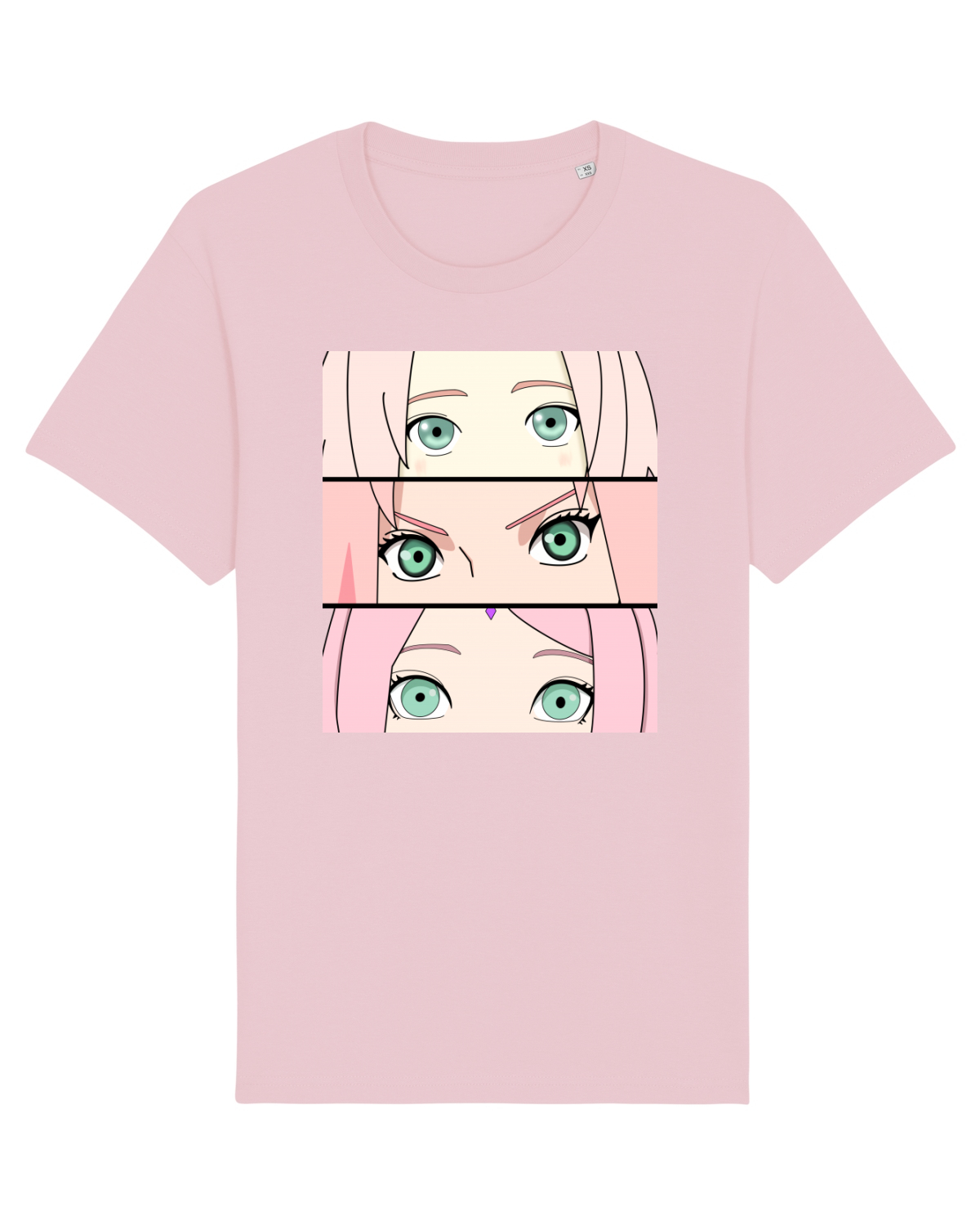 Tricou mânecă scurtă Unisex Rocker Cotton Pink